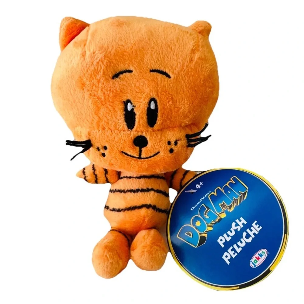 Dog Man Movie - Li'l Petey Plush Orange Cat Toy Dreamworks 7-Inch NEW!
